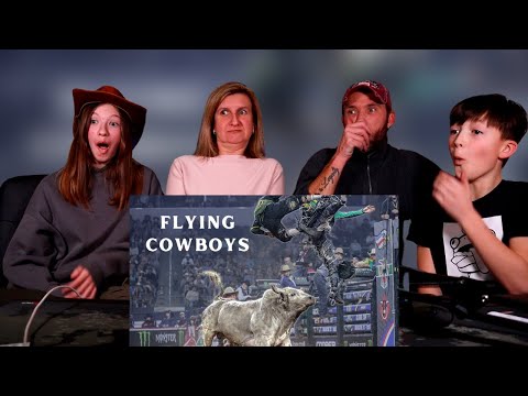 European Family Reacts To Bull Riding Wrecks For The First Time