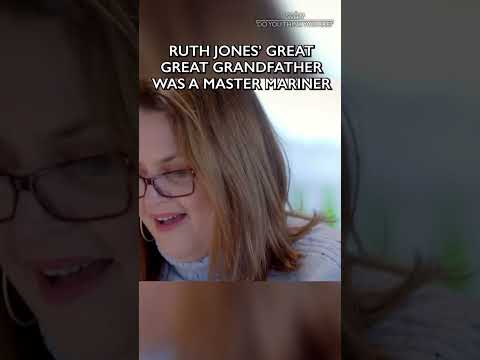 Ruth Jones' great great grandfather was a master mariner 🌳 #wdytya #ancestry #history #ruthjones