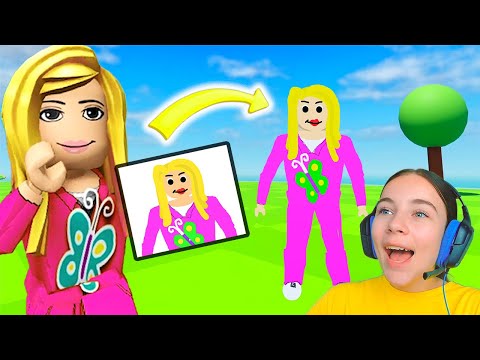 ВСЕ, ЧТО Я РИСУЮ, ОЖИВАЕТ в ROBLOX! С АЛЁНОЙ