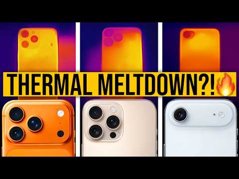 HOLY MOLY this is CLOSE! — iPhone 17 Pro Max vs Air vs 16 Pro Max HEAT TEST!