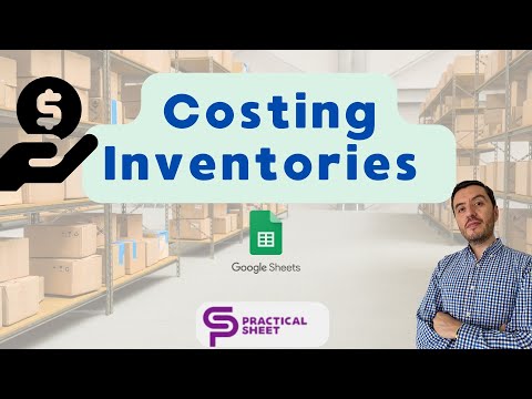 How to Track INVENTORY Costs in Google Sheets - 💰📊