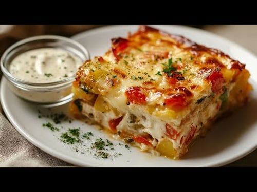 You will cook this dish every day! This potato and chicken casserole will be your new favorite!