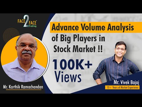 Advance Volume Analysis of Big Players in Stock Market !!! #Face2Face with Karthik Ramachandan