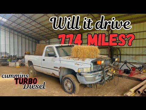 Will an ABANDONED Dodge RUN & DRIVE 774 miles to Wyoming after sitting YEARS?