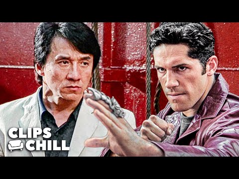 Jackie Chan Fights Scott Adkins to Save the Boy at the Dock | The Medallion