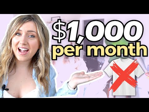 5 Print on Demand Products You Can Earn $1000+/month with