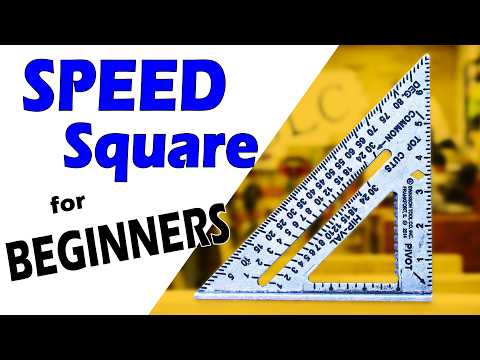 Speed Square Tips That Make Woodworking Easy! For Beginners