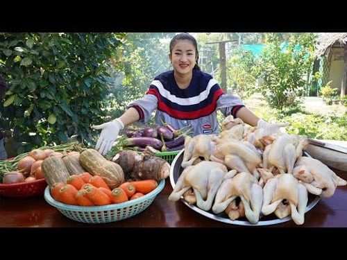 My own restaurant : Yummy chicken curry cooking - Cooking with Sreypov