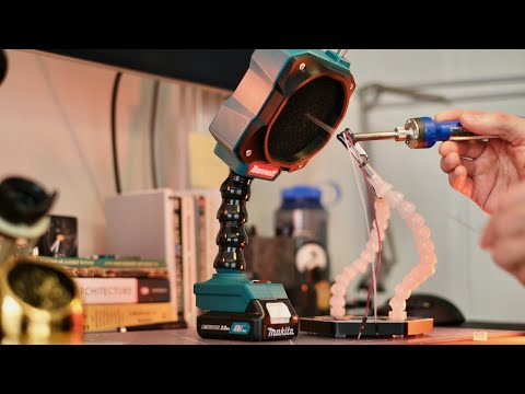 A fume extractor I'll actually use | Making a cordless fume extractor