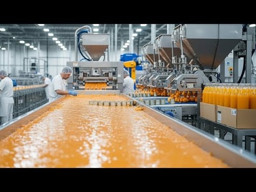 Millions of Peaches, One Factory | Inside a Canned Peach Mega Plant ๐