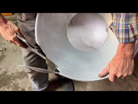 Watch me hand-forge a metal oven and cook the most delicious chicken