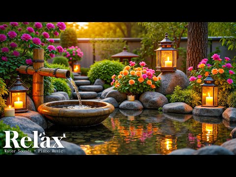 Relaxing Music for Healing + Water Sound 🌿 Deep Healing to Release Stress, Worry & Emotional Fatigue