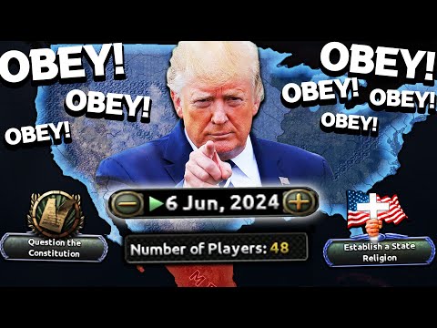 I SAVED Trump in HOI4 Modern Day RP