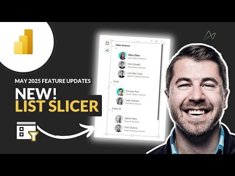 NEW Power BI List Slicers | May 2025 Update (Full tutorial, PBIX file included!)
