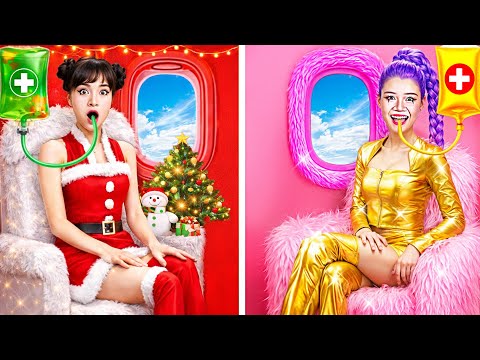 Christmas Huntrix Glow Up im Flugzeug ✨ Rumi, Mira & Zoey Verwandlung