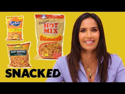 Padma Lakshmi Breaks Down Her Favorite Indian Snacks | Snacked