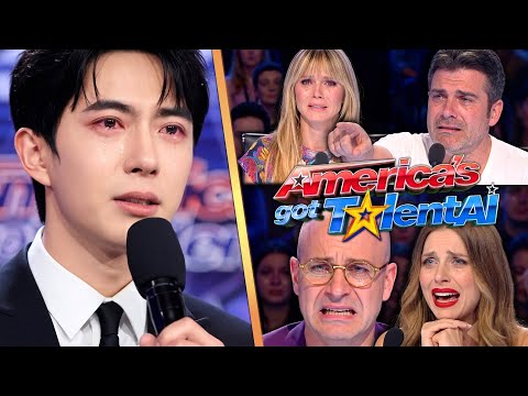 Yu Menglong Sings “Do You Miss Me Too?” | America's Got Talent Audition Makes Judges Crying 😭💔
