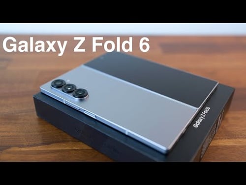 Samsung Galaxy Z Fold 6 Silver Unboxing