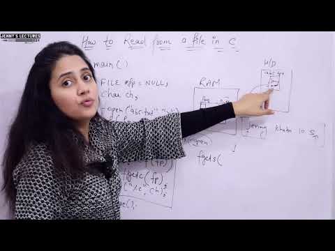 C_122 File Handling in C - part 4 | Read From File in C | C Programming Language