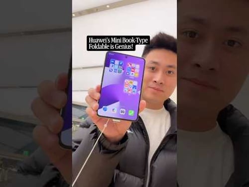 This mini foldable is GENIUS! HUAWEI Pura X! #huaweipurax
