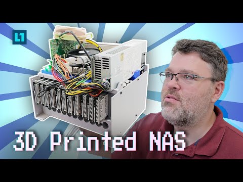 A NAS with a No Name Motherboard, Mounted in a 3D Printed Case?!