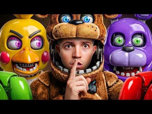 Surviving Five Nights at Freddy's In Real Life!