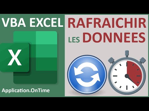 Rafraîchir les données Excel périodiquement