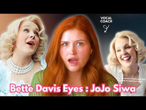 JOJO SIWA "Bette Davis Eyes" | Vocal Coach Reacts