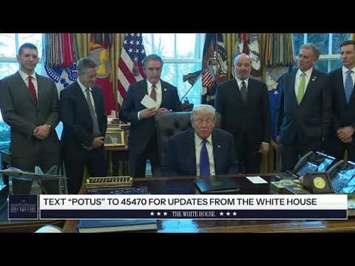 President Trump Participates in Signing Time, Feb. 2, 2026