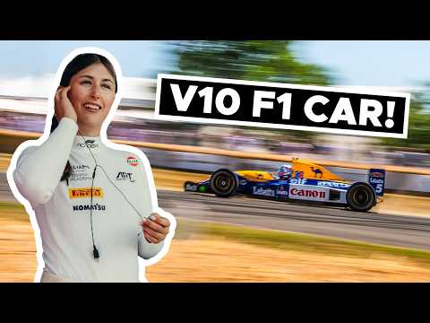 Lia Block Drives a LEGENDARY Racecar at Goodwood Festival of Speed!