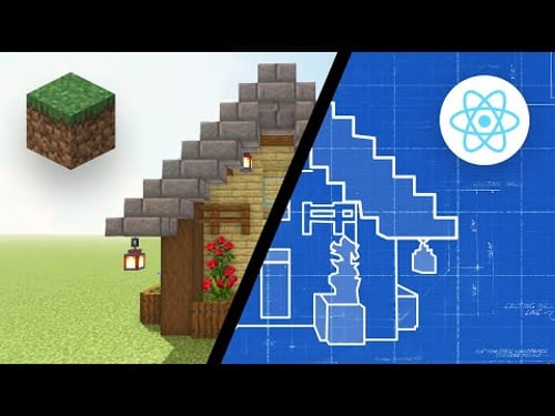 This Minecraft house is built with React.js