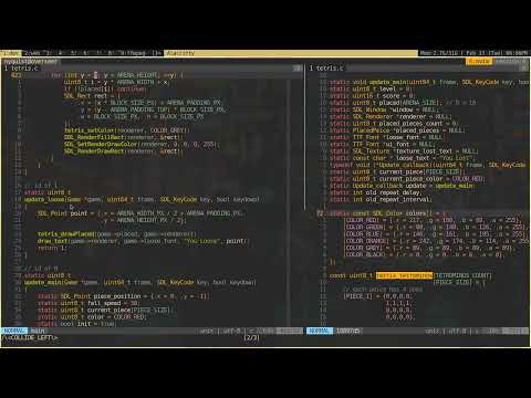 I made Tetris in C, this is what I learned