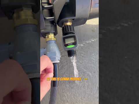 Digital flow meter from @xeroproducts #steveothewindowcleaner #flow #wfp #xero