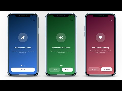 Animated Onboarding Screen Using Flutter - Full Onboarding UI Tutorial