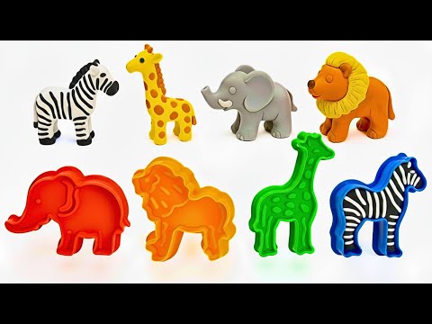 Create Animals with Play Doh | Learn Animal Names | Preschool Video for Toddlers