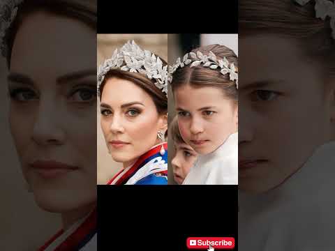 the undeniable charm of a mother and daughter. Charlotte inherits her mother's grace. #kate #shorts