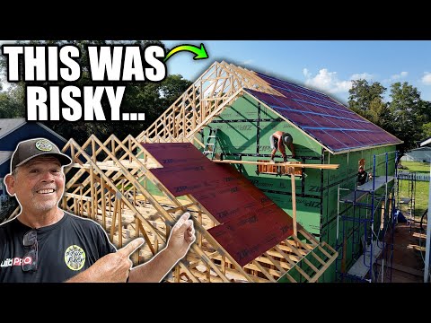 DIY Roof Sheathing | High Up and Done Right - DIY Dream House Ep. 23