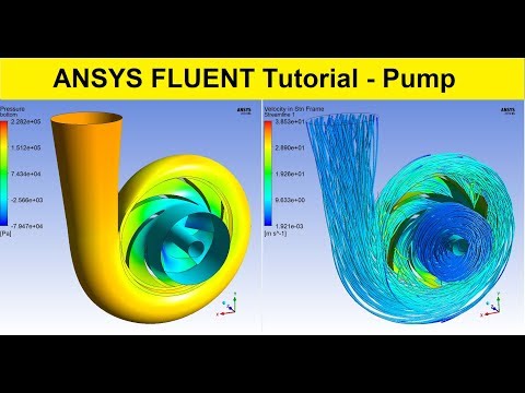 ✅ #ANSYS FLUENT Tutorial - Centrifugal Pump - Part 1/2