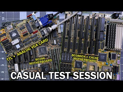 Test and try: A cool Analog/Digital VGA card and a couple PC motherboards