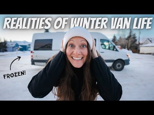 72 HOURS OF WINTER VAN LIFE (when nothing goes as planned)