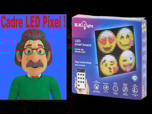 Le PIXEL cadre LED pour du fun sur votre bureau geek !