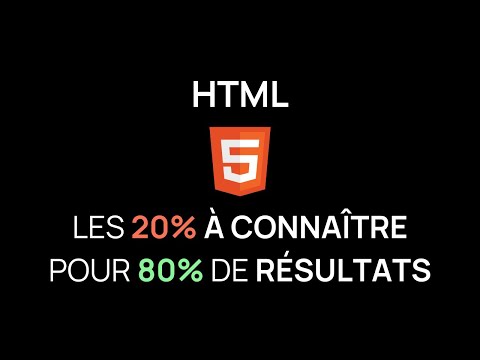Learn the 20% of HTML that will get you 80% results (2024)