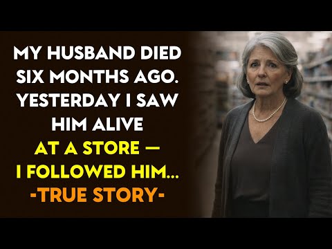 HER TRUE STORY 👵💔 I Buried My Husband Six Months Ago. Yesterday I Saw Him Alive At The Grocery Store