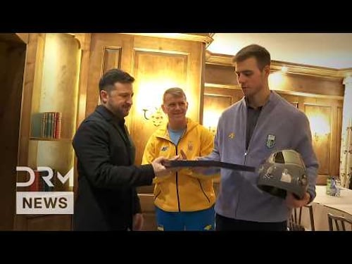 Zelensky Honors Ukrainian Skeleton Athlete After Disqualification for Peaceful Olympic Tribute |AD1N