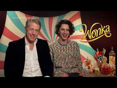 'Wonka' stars Timothée Chalamet & Hugh Grant | AP extended interview