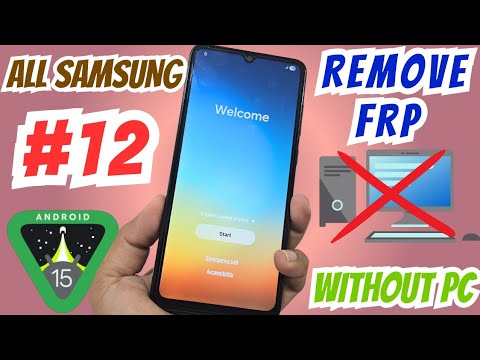 WITHOUT PC ANDROID 15 - Samsung frp bypass, Google Account Remove android 15 NO PC