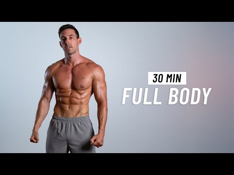 30 Min Full Body Workout - Build Strength & Burn Fat At Home (No Equipment + No Jumping)