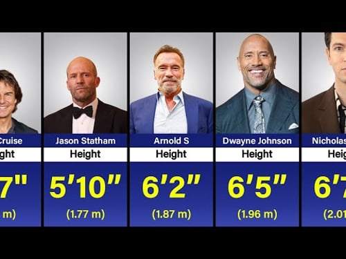 Shocking Height of Hollywood Actors in 2025