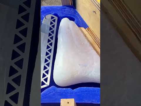 Ice skates made of ice #iceskating #engineering #diy #design #ice #skating #moldmaking #hockey