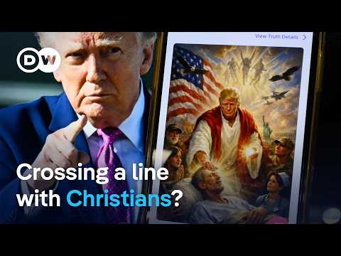 Trump as Jesus: Joke or blasphemy? | DW News